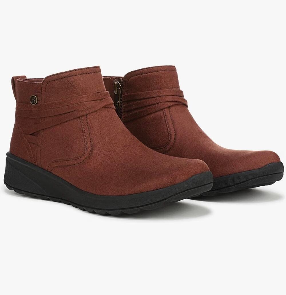 LifeStride Women's Guest Comfort Bootie Ankle Boot Cappuccino 9.5 M